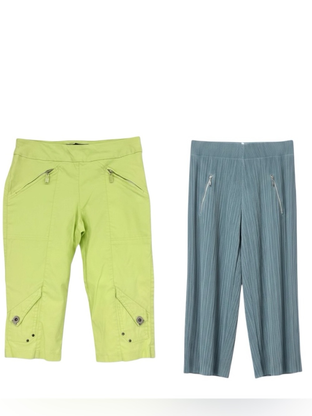 Jamie Sadock Pants Bundle Neon Yellow Sky Blue Size 0 /2 XS | Golf Travel Resort